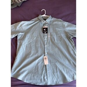 Men's Van Heusen Dress Shirt Button Up 17.5 Regular Fit